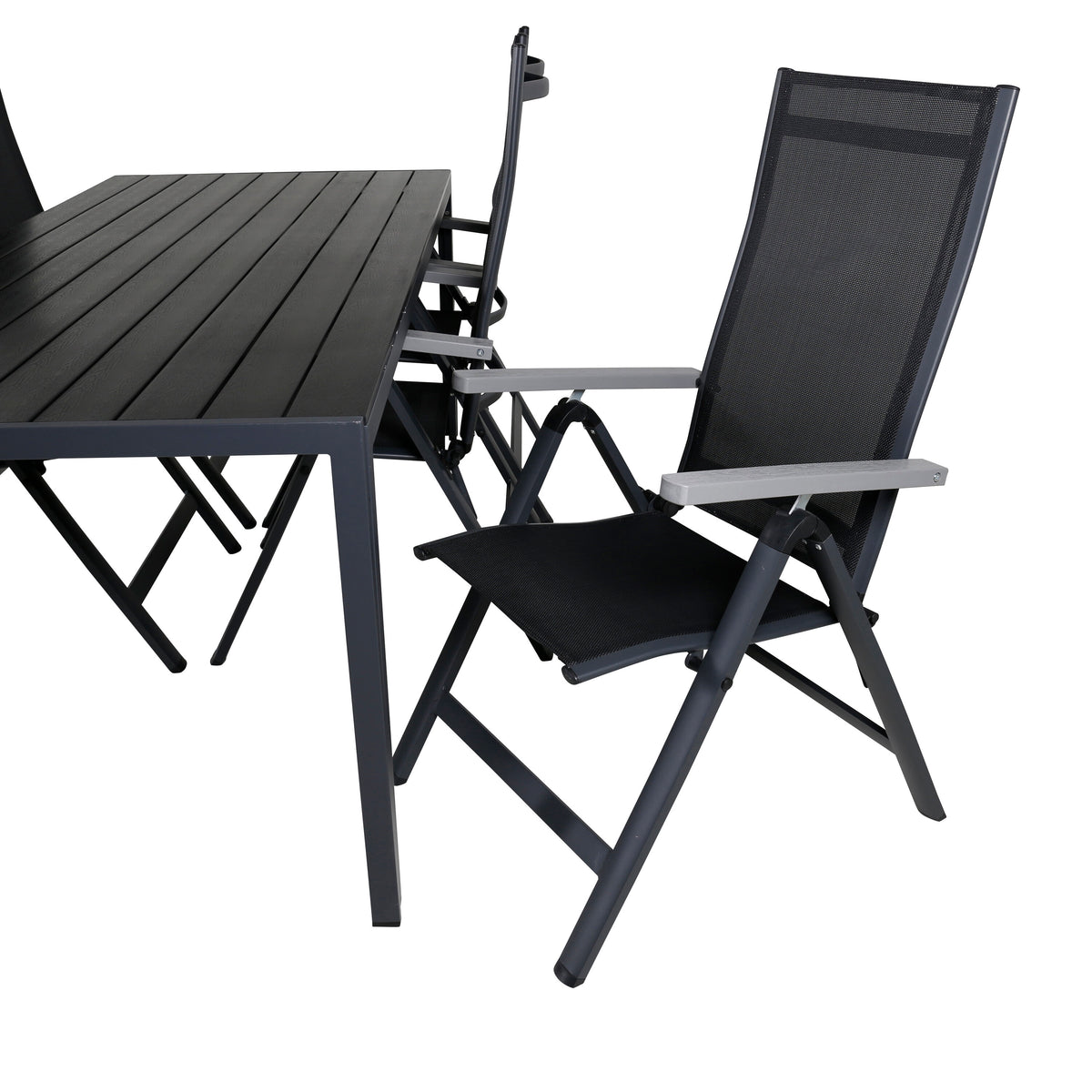 Break Matbord med Albany Stolarna – Bord: 74x205x90 Stol: 67x109,5x59