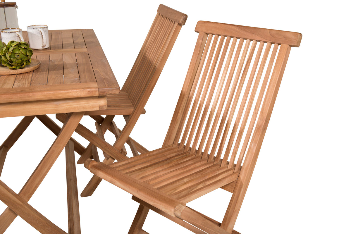 Kenya Matbord med Kenya Stolarna – Bord: 75x120x70 Stol: 62x89x47