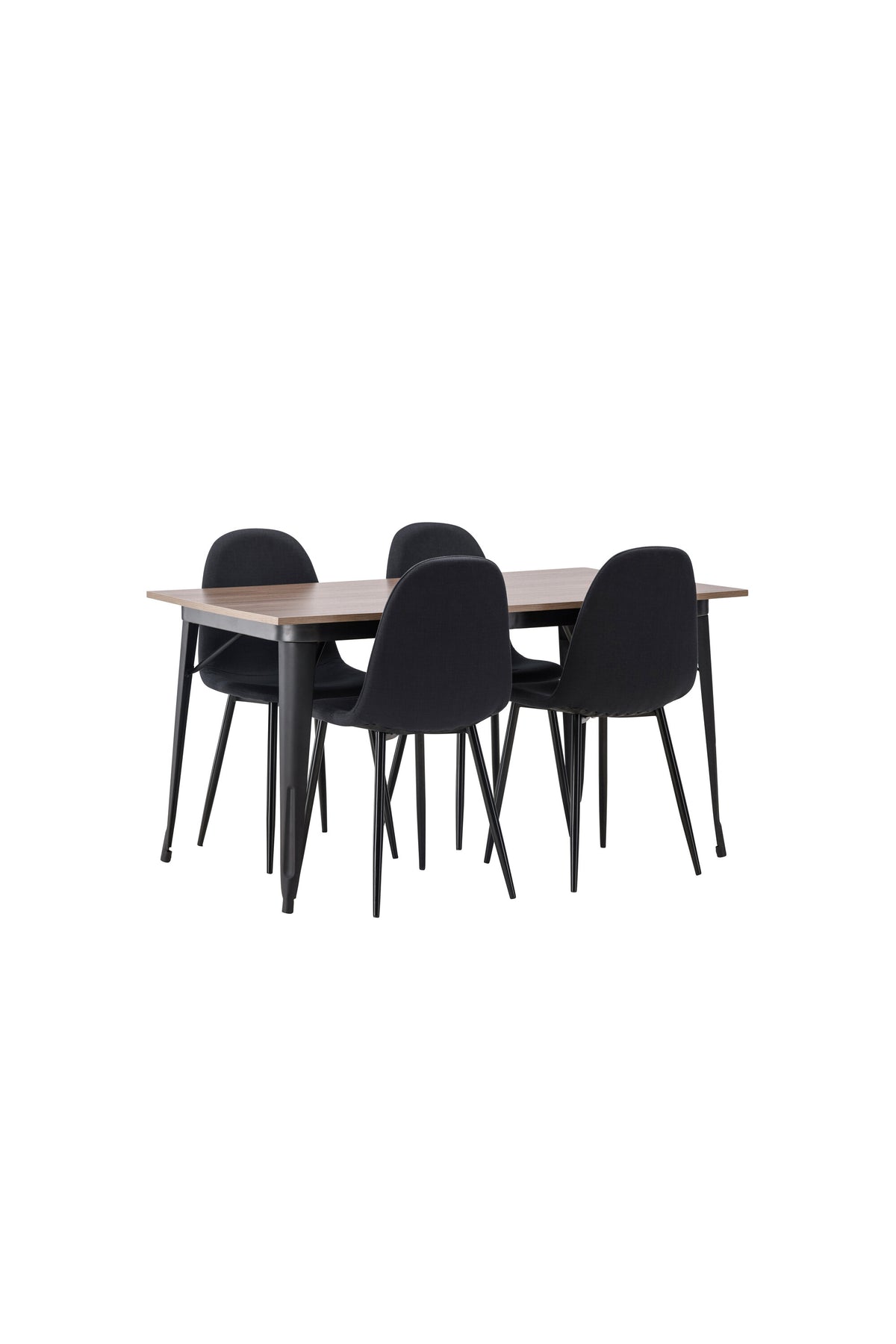 Tempe Matbord med Polar Stolarna – Bord: 75x140x80 Stol: 53x87x44