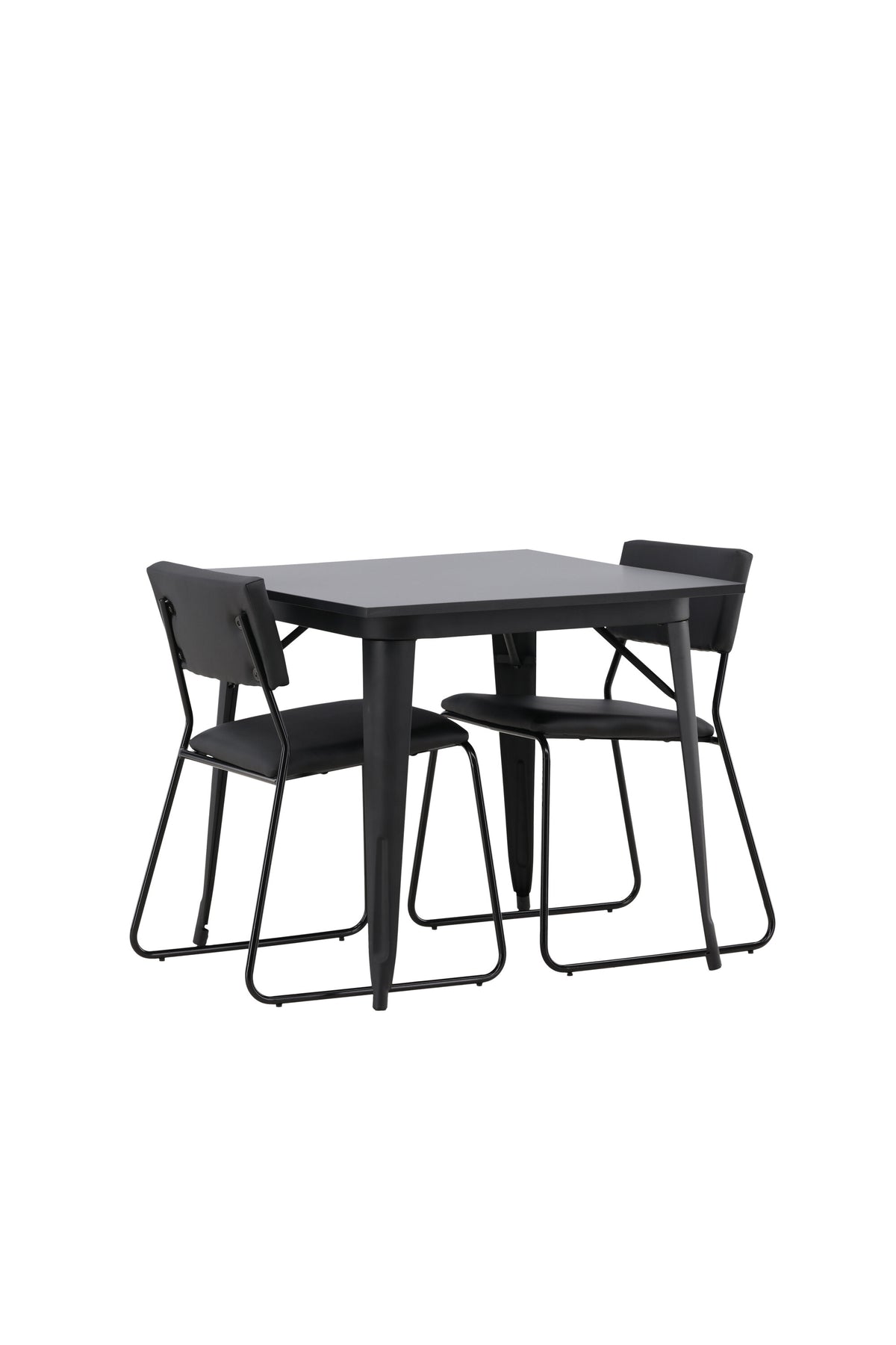 Tempe Matbord med Kenth Stolarna – Bord: 75x80x80 Stol: 52x76x40