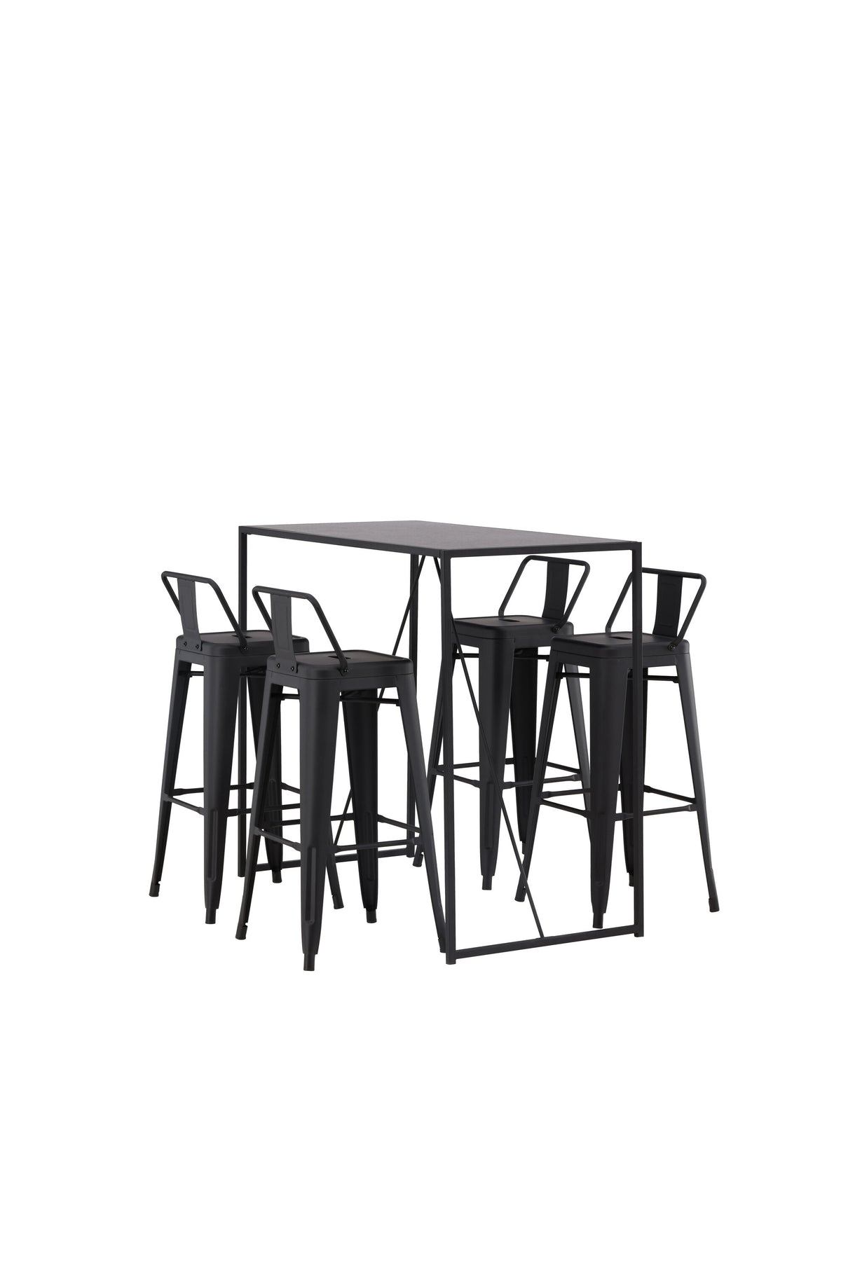 Brea Matbord med Tempe Stolarna – Bord: 105x120x60 Stol: 43x94x43