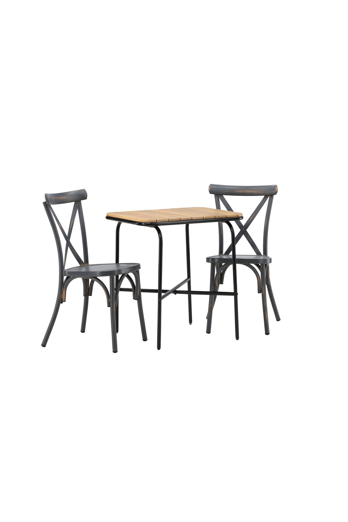 Holmbeck Rektangulär Matgrupp – Bord: 74x70x88 Stol: 48x88x48