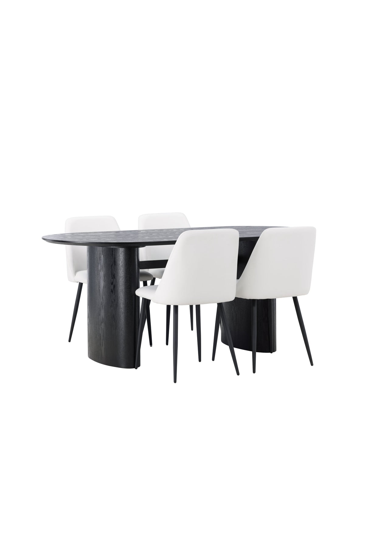 Isolde Matbord med Night Stolarna – Bord: 75x180x90 Stol: 56x87x49
