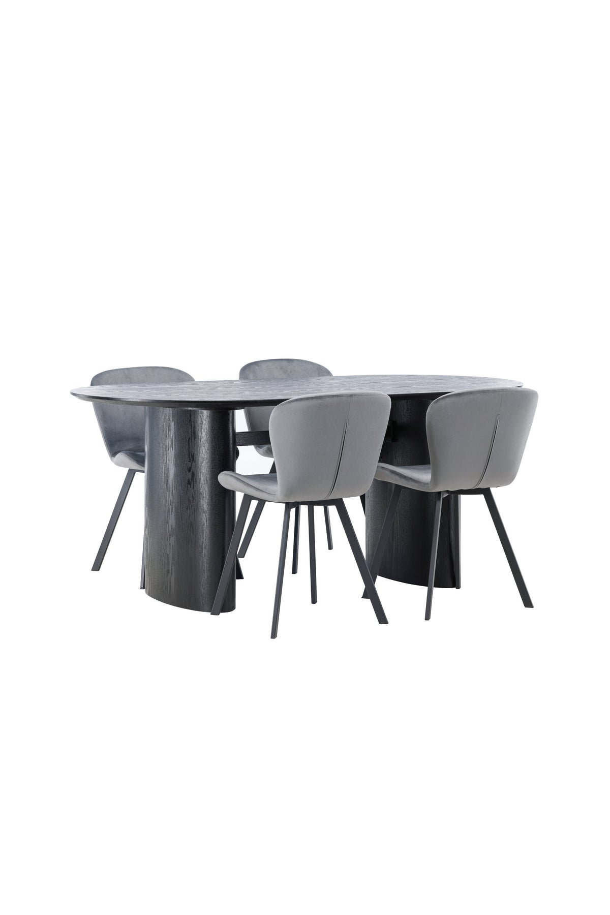 Isolde Matbord med Lilja Stolarna – Bord: 75x180x90 Stol: 50x80x48