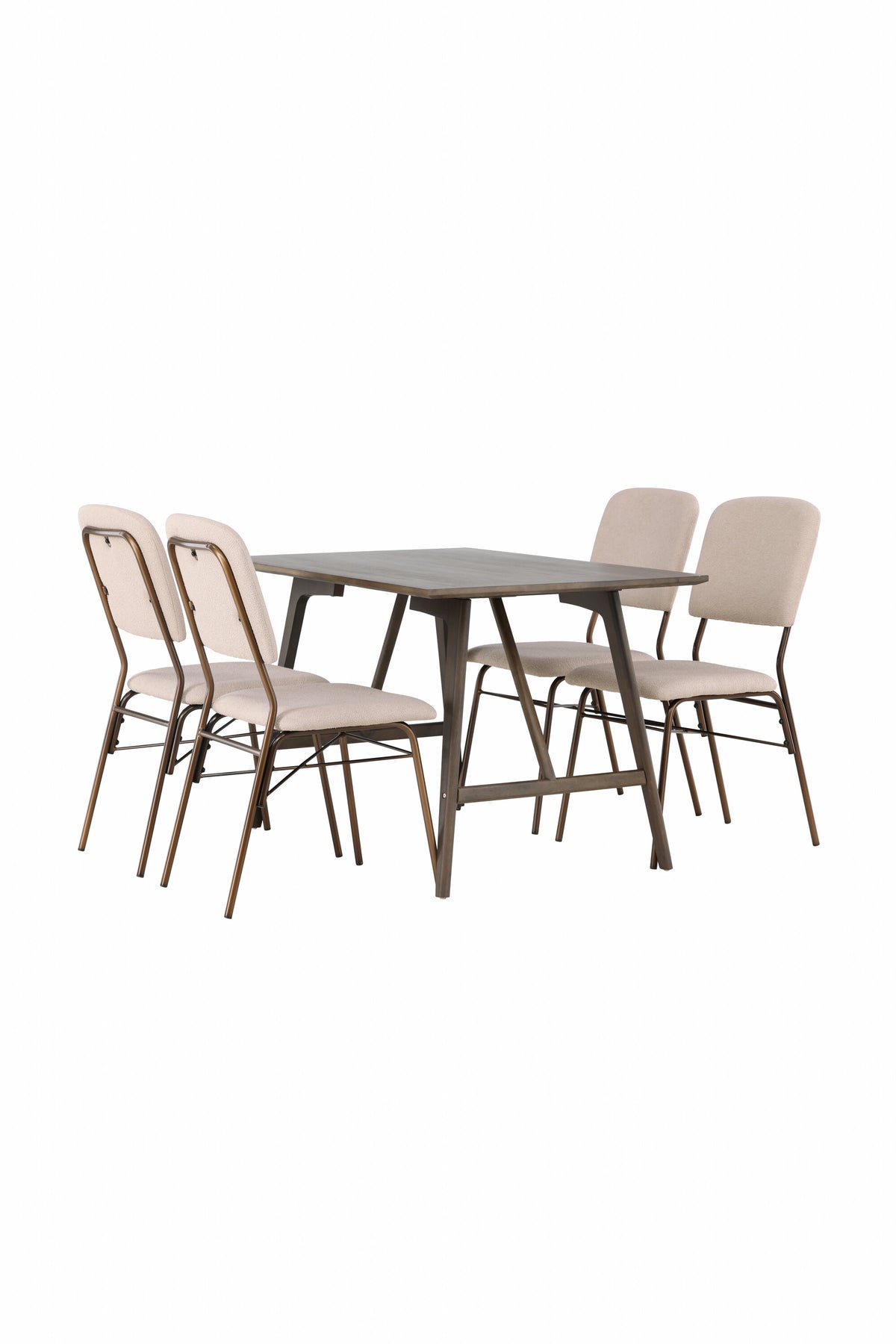 Kaseidon Matbord med Seda Stolarna – Bord: 75x120x80 Stol: 56x94x48,5
