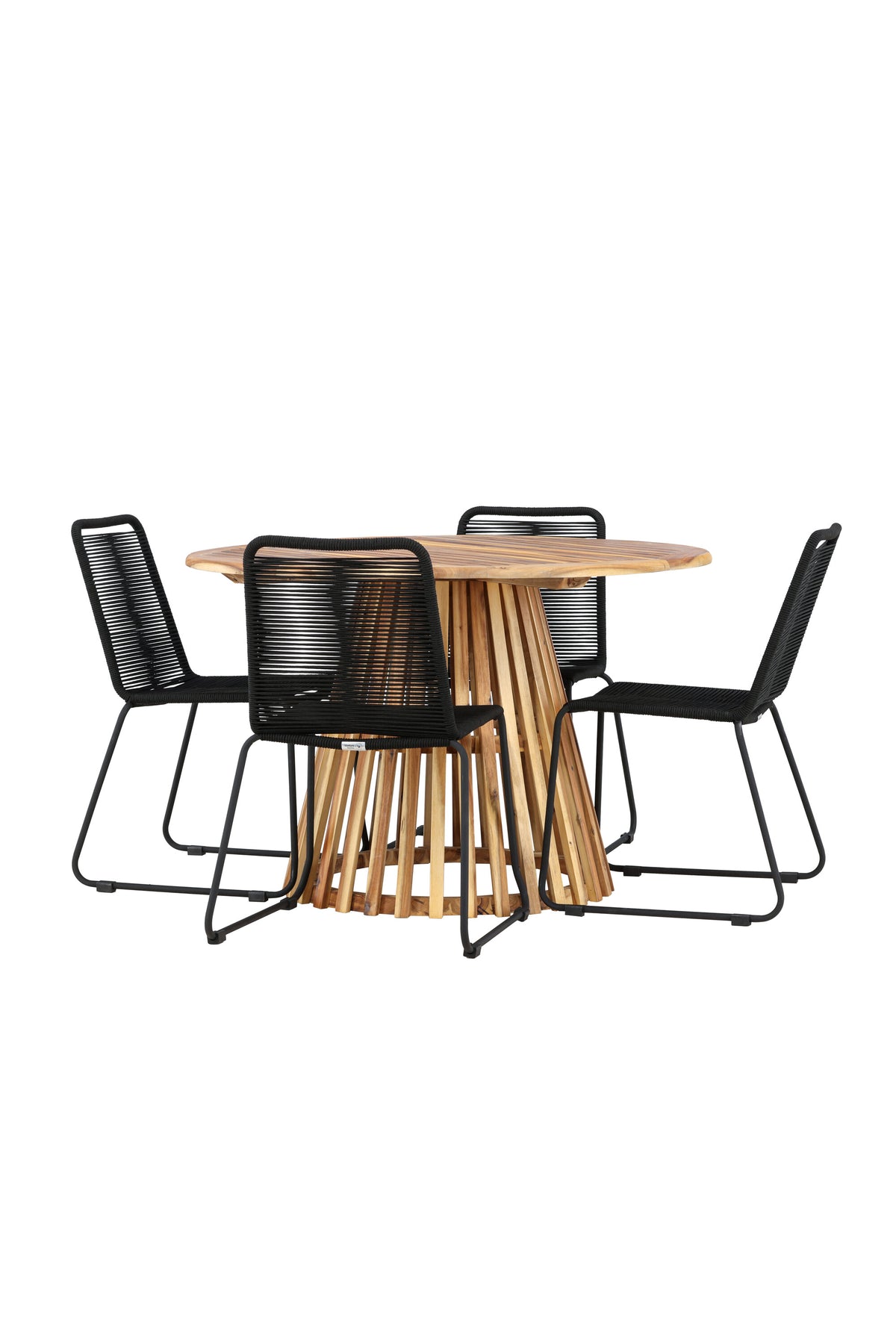 Lumpur Matbord med Lindos Stolarna – Akacia
