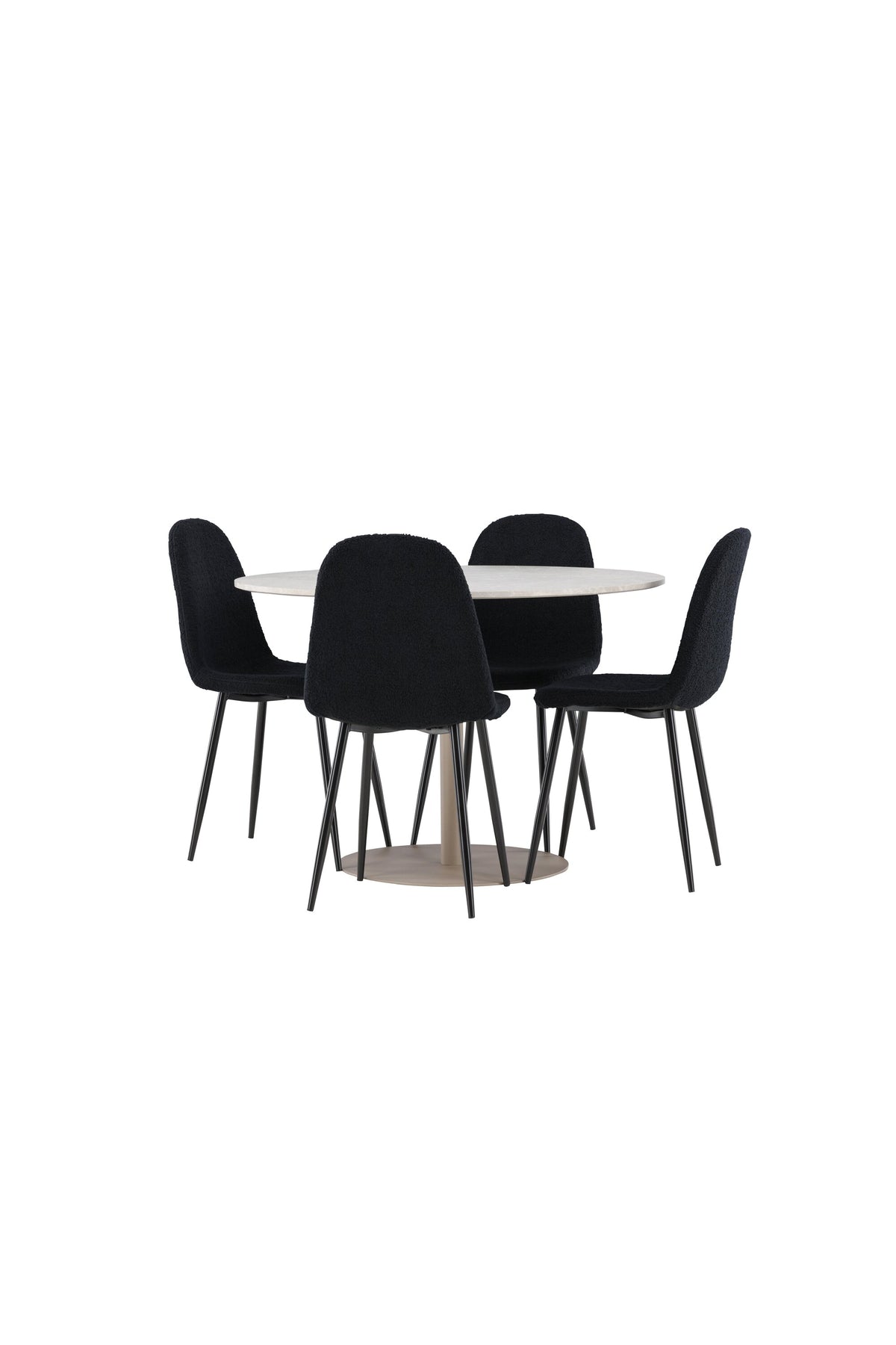 Lycke Matbord med Polar Stolarna – MDF