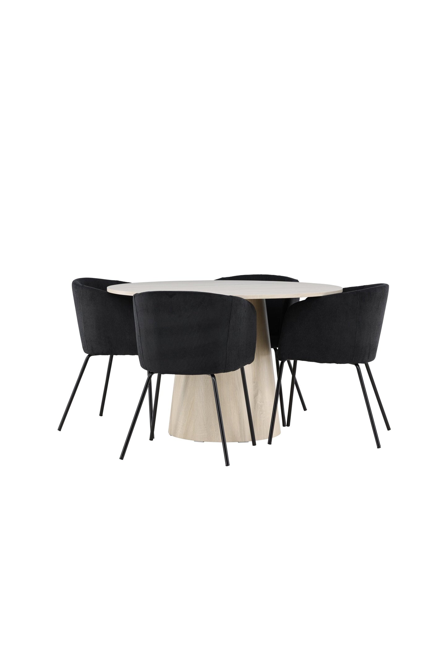 Lanzo Matbord med Berit Stolarna – MDF