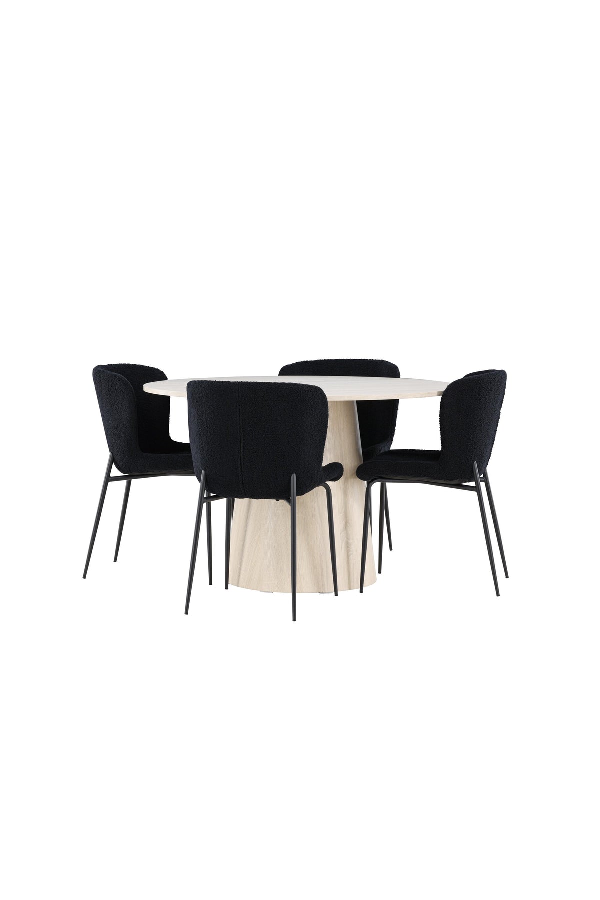 Lanzo Matbord med Modesto Stolarna – MDF