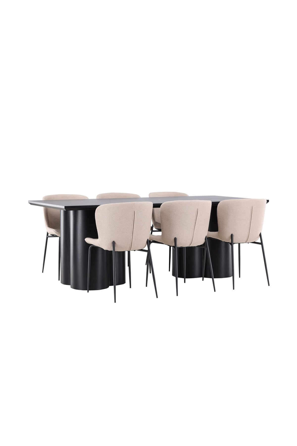 Olivia Matbord med Modesto Stolarna – MDF