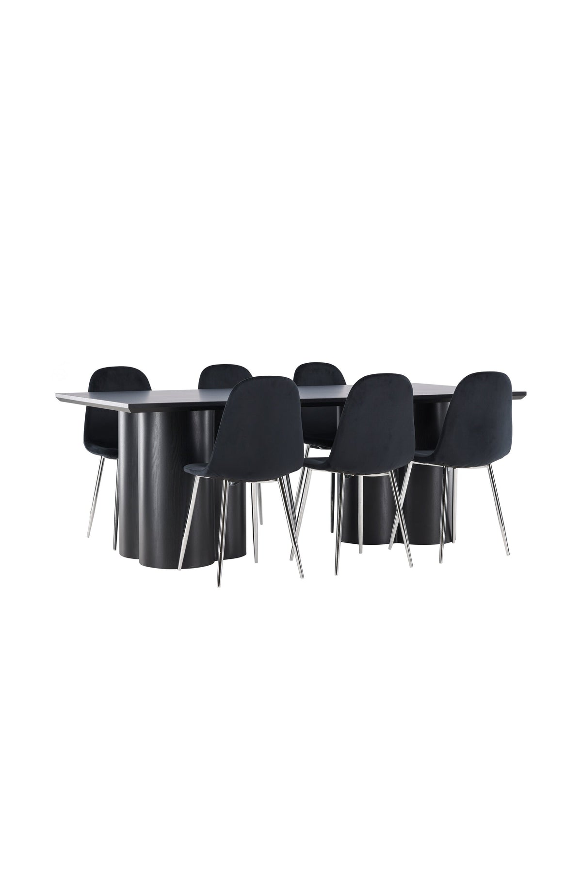 Olivia Matbord med Polar Stolarna – MDF