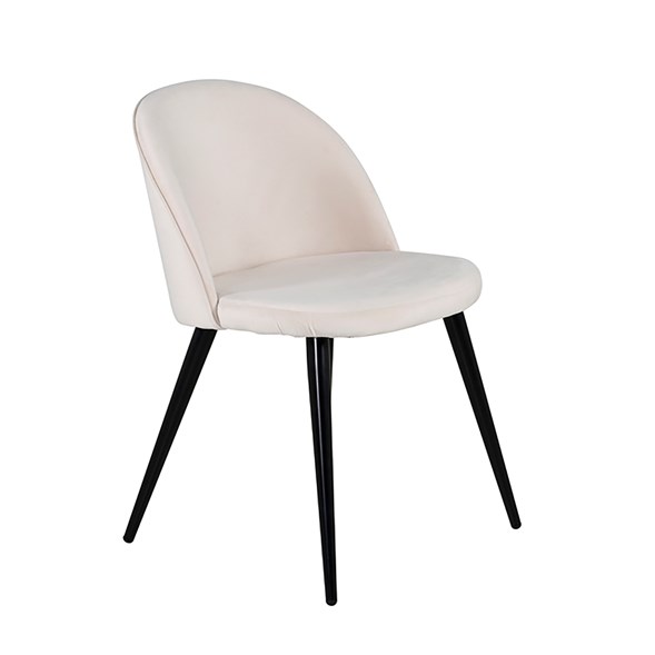 Velvet Matstolar Beige