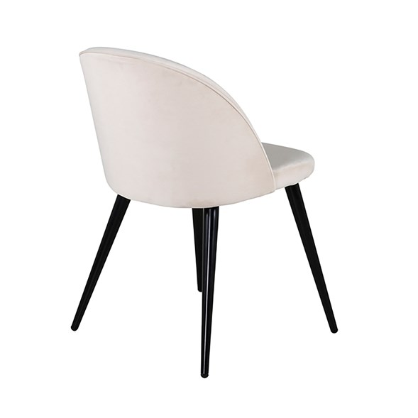 Velvet Matstolar Beige