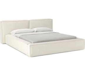 Stoppad säng med förvaringsutrymme, B 180 cm, L 200 cm