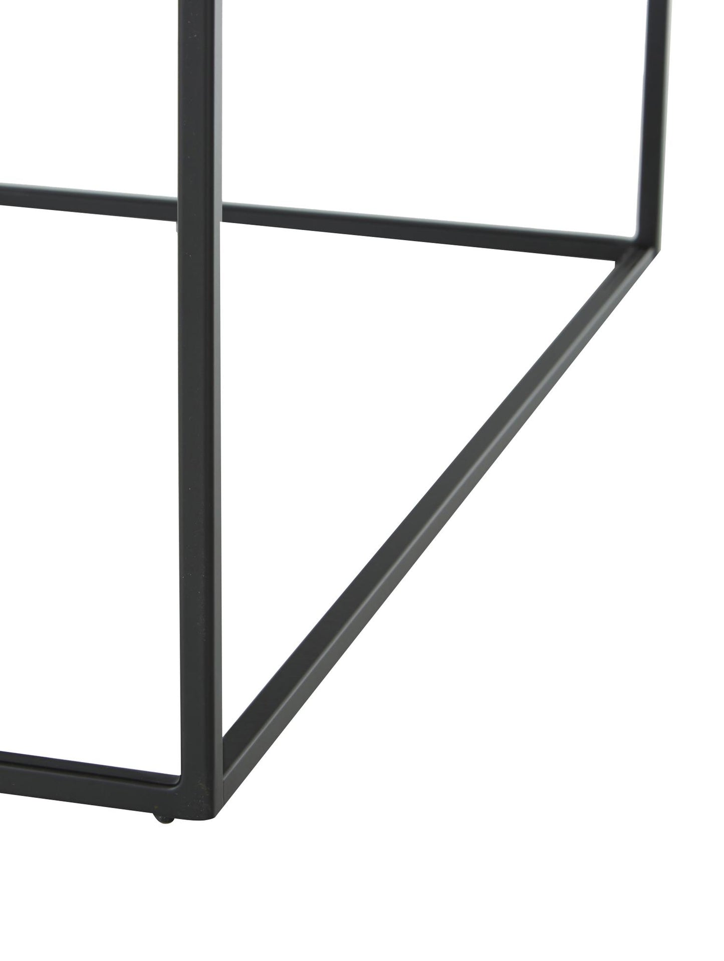Marmor Soffbord - Svart marmor - 80x45 cm