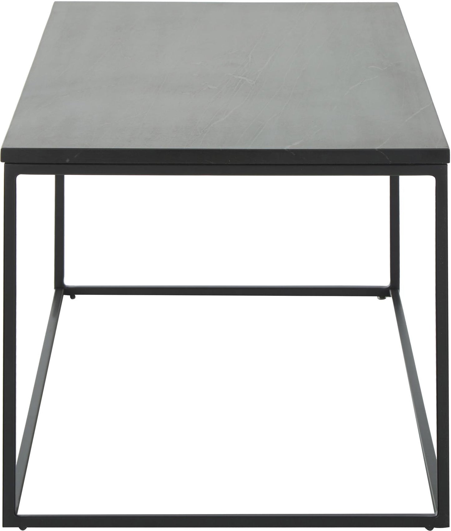 Marmor Soffbord - Svart marmor - 80x45 cm