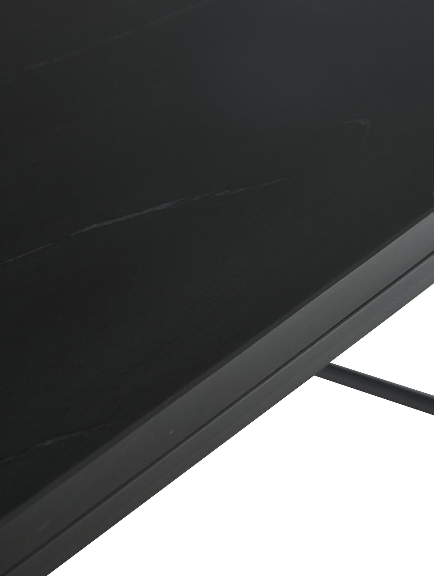 Marmor Soffbord - Svart marmor - 80x45 cm