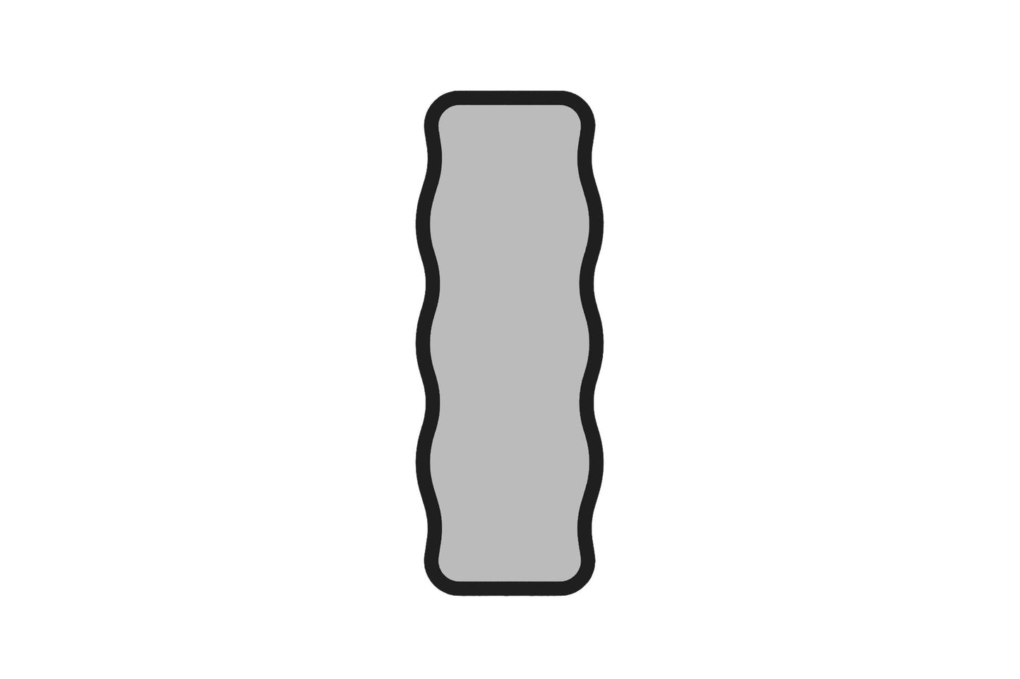 Aror - Svart, Naturlig Spegel