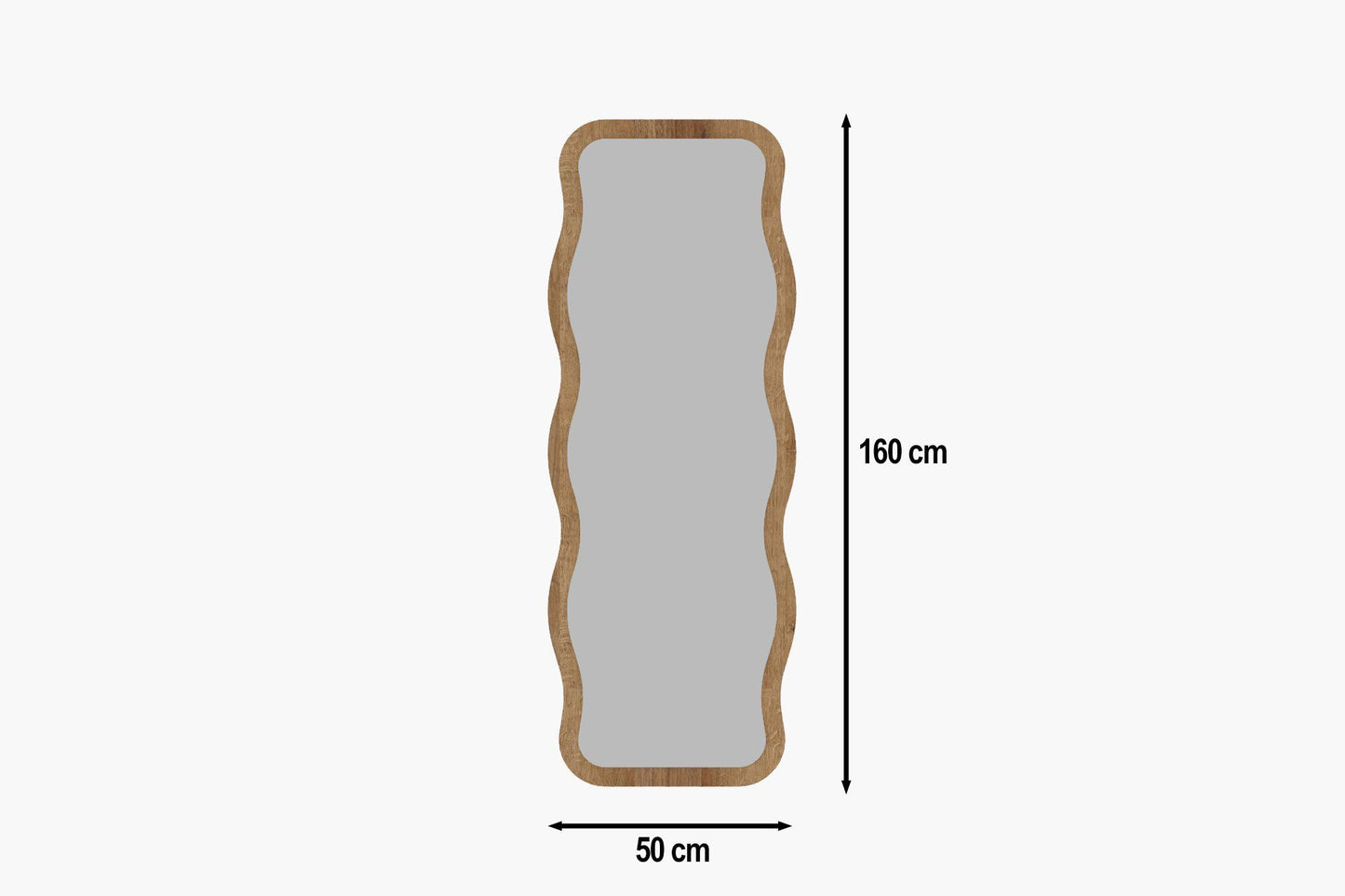Aror - Svart, Naturlig Spegel