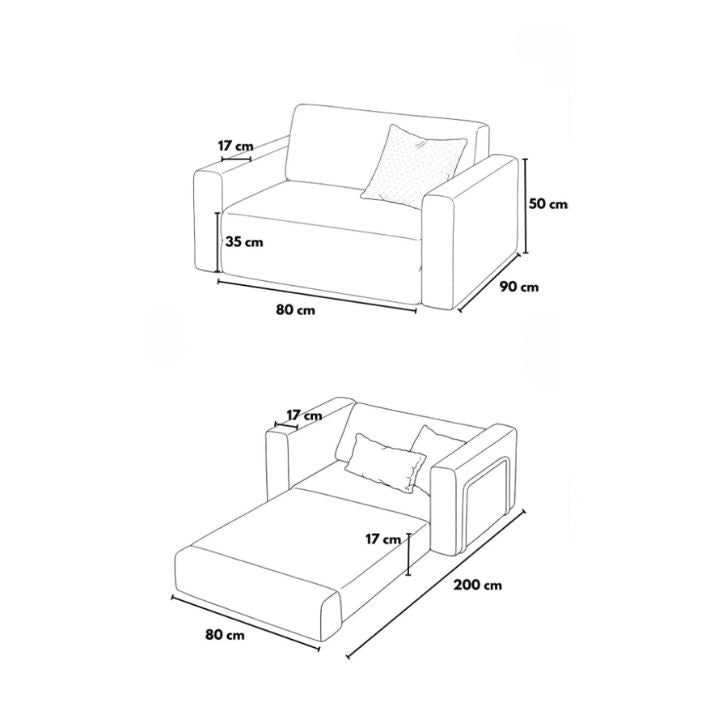 Wello Single 1-sits bäddsoffa