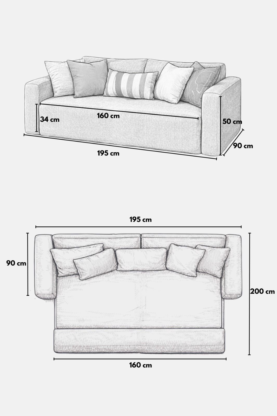 Wello Double 2-sits bäddsoffa