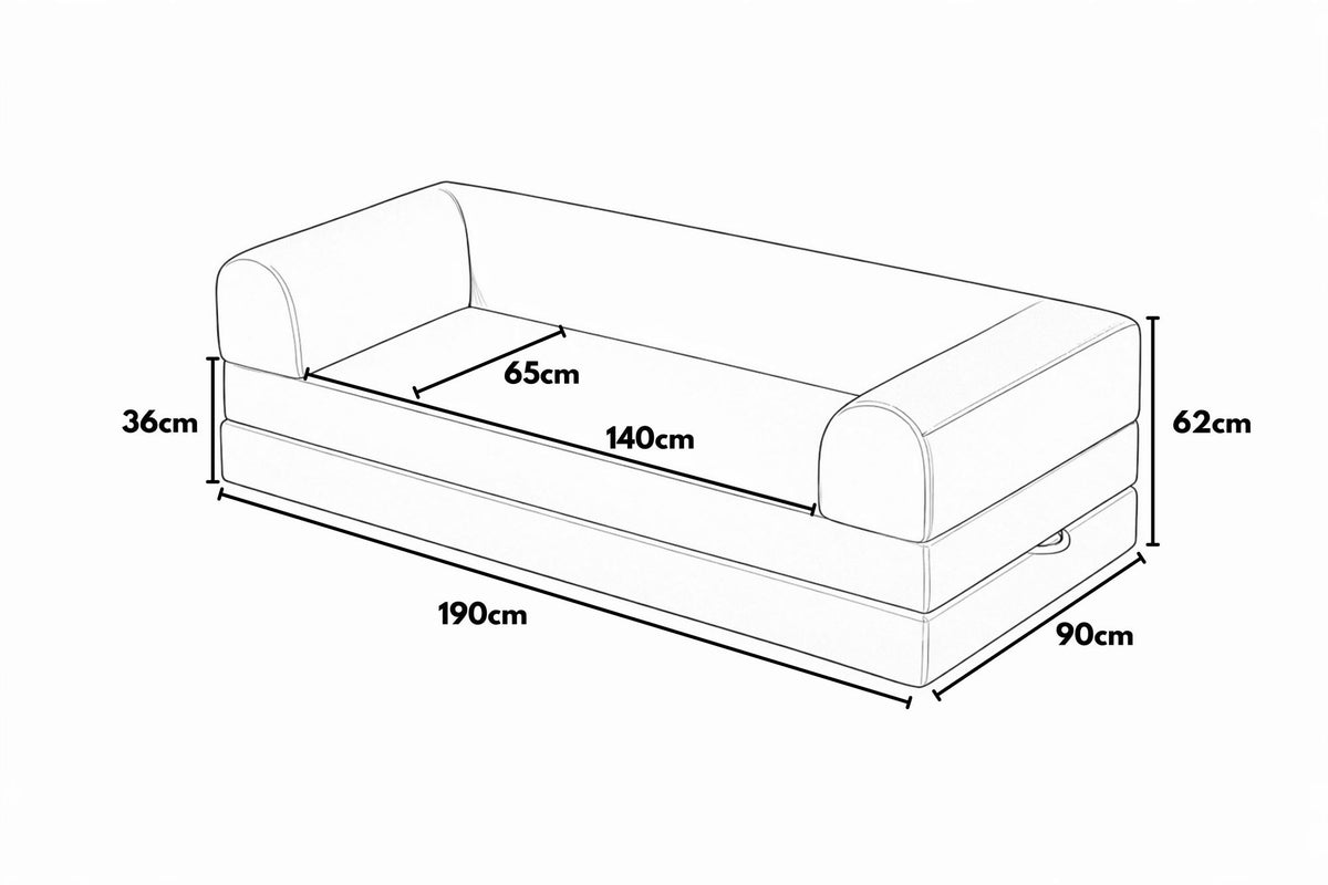 Legom Eco 3-sits bäddsoffa