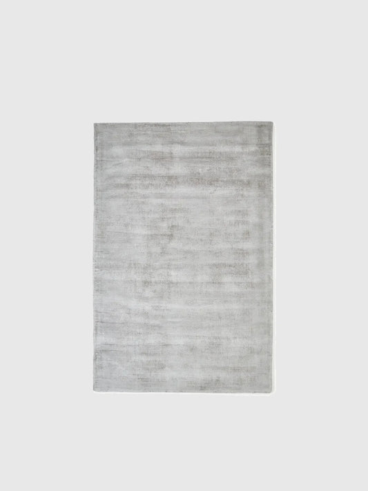 120x180 cm - Handvävd viskos matta - Grå