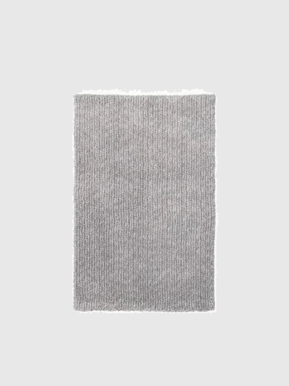 160x230 Fluffig melerad matta med hög lugg - Grå