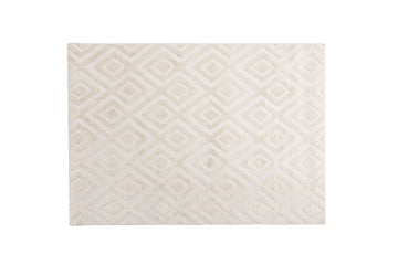 Pia Polyester Shaggy - 230*160 White