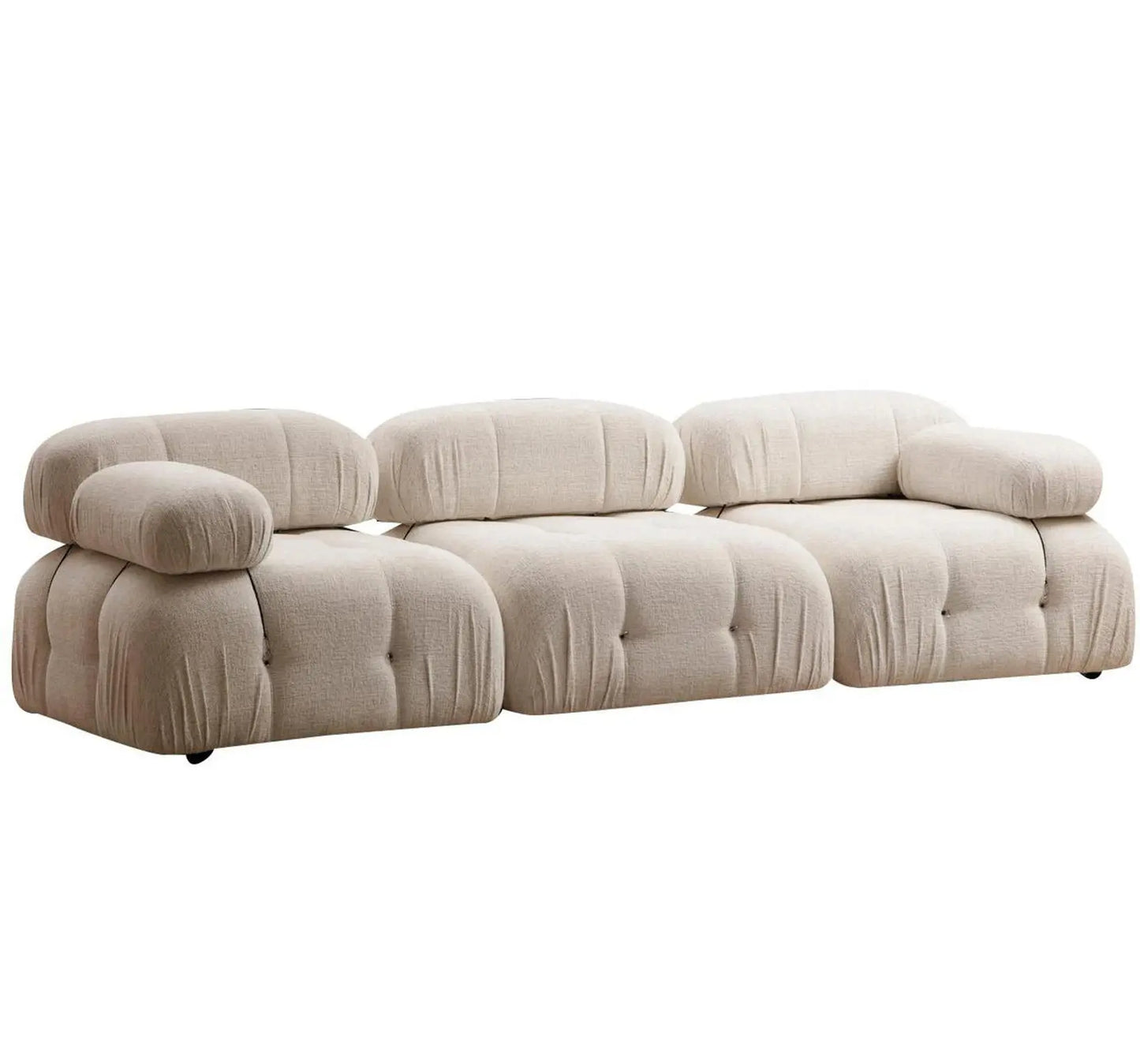 3-sits soffa “Bubble Cream”, 95 x 288 x 75 cm