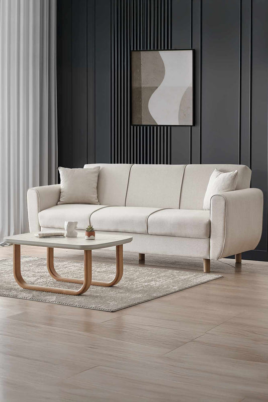 Flavia 3-sits bäddsoffa – Beige
