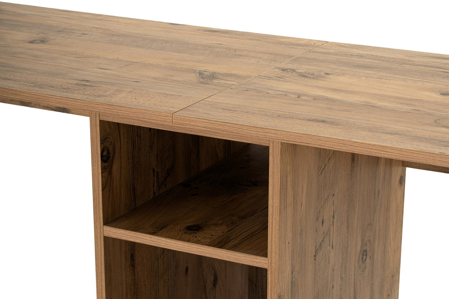 Twin Skrivbord - Atlantic Pine, Black
