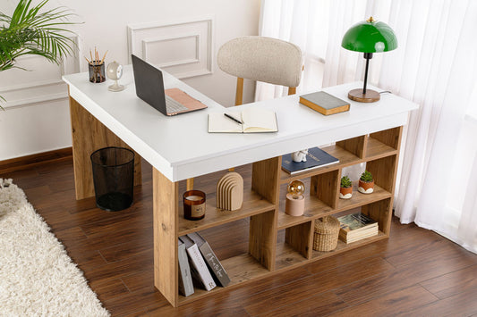 Vesper Skrivbord - White, Atlantic Pine