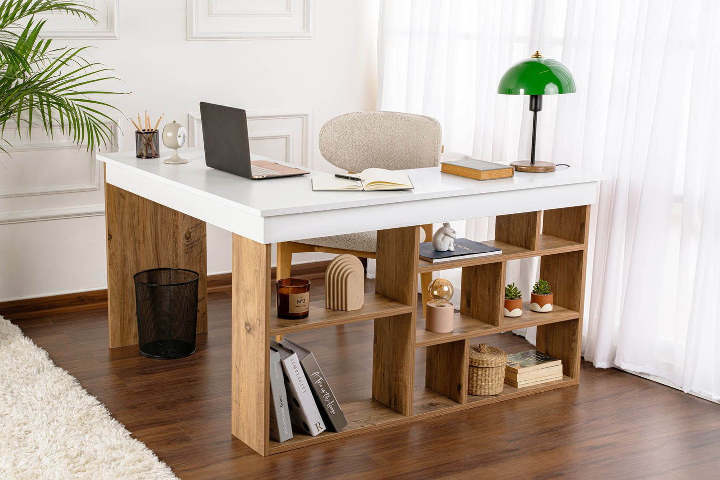 Vesper Skrivbord - White, Atlantic Pine