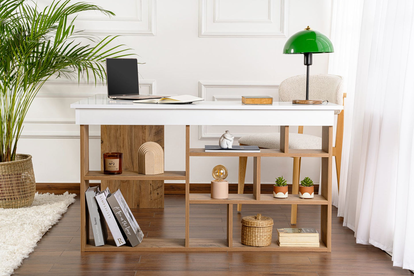 Vesper Skrivbord - White, Atlantic Pine