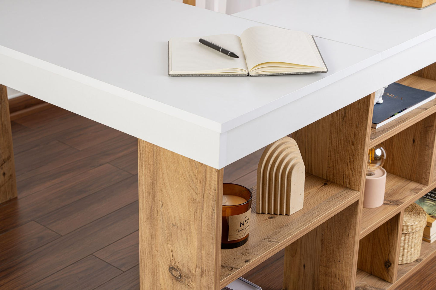 Vesper Skrivbord - White, Atlantic Pine