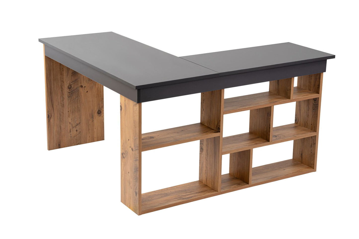 Vesper Skrivbord - Anthracite, Atlantic Pine