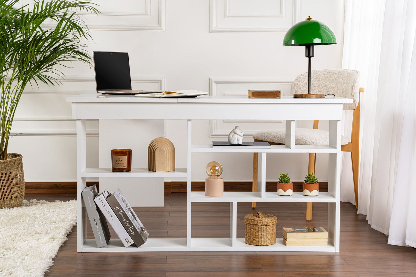 Vesper Skrivbord - Natural White