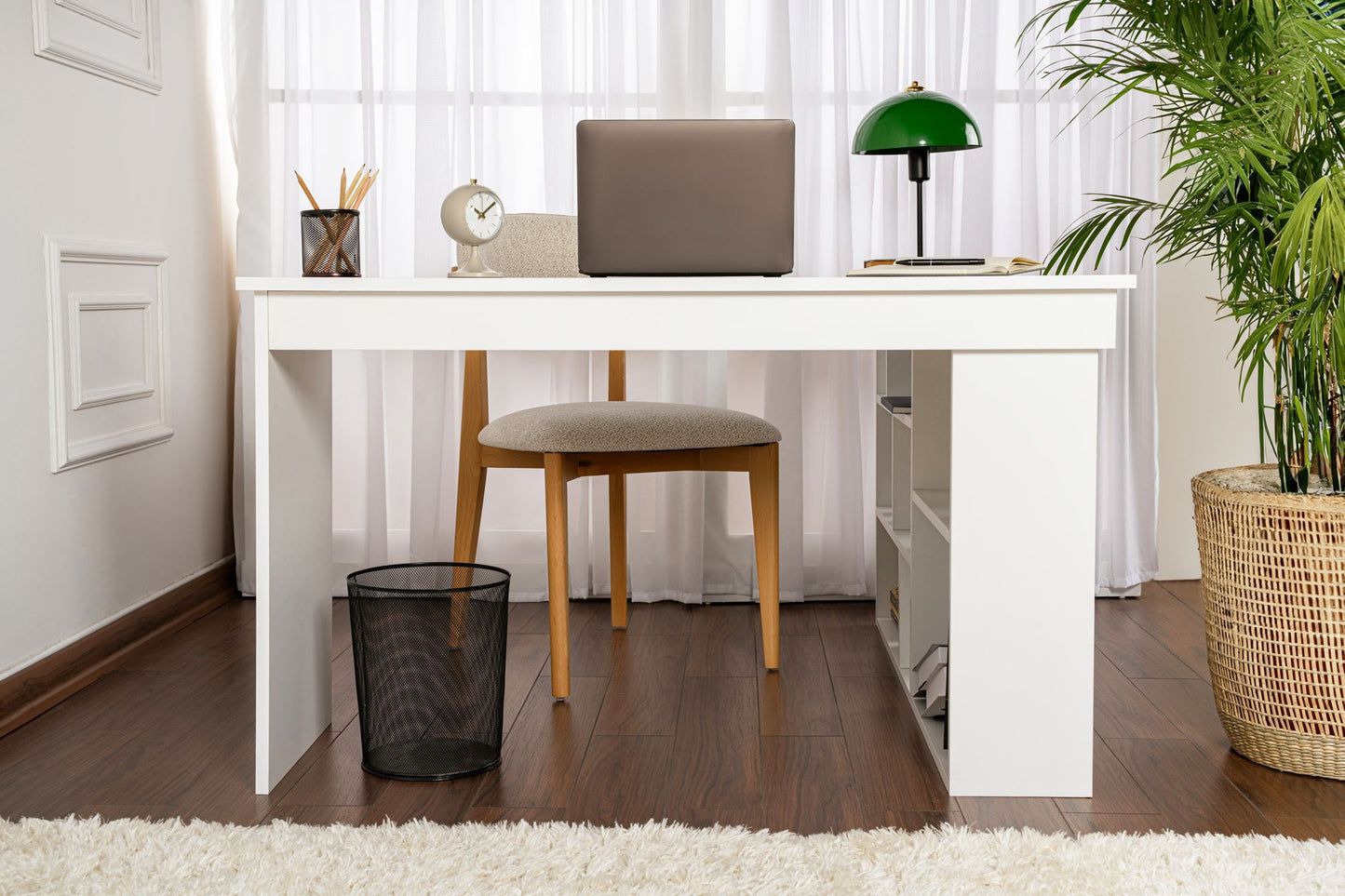 Vesper Skrivbord - Natural White