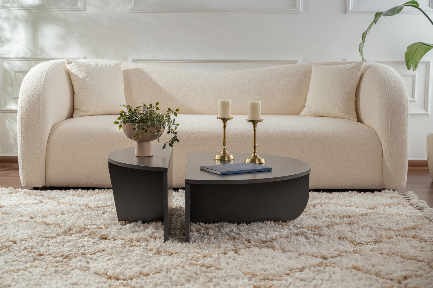 Orio soffbord 90x60 / 85x30 cm - Anthracite