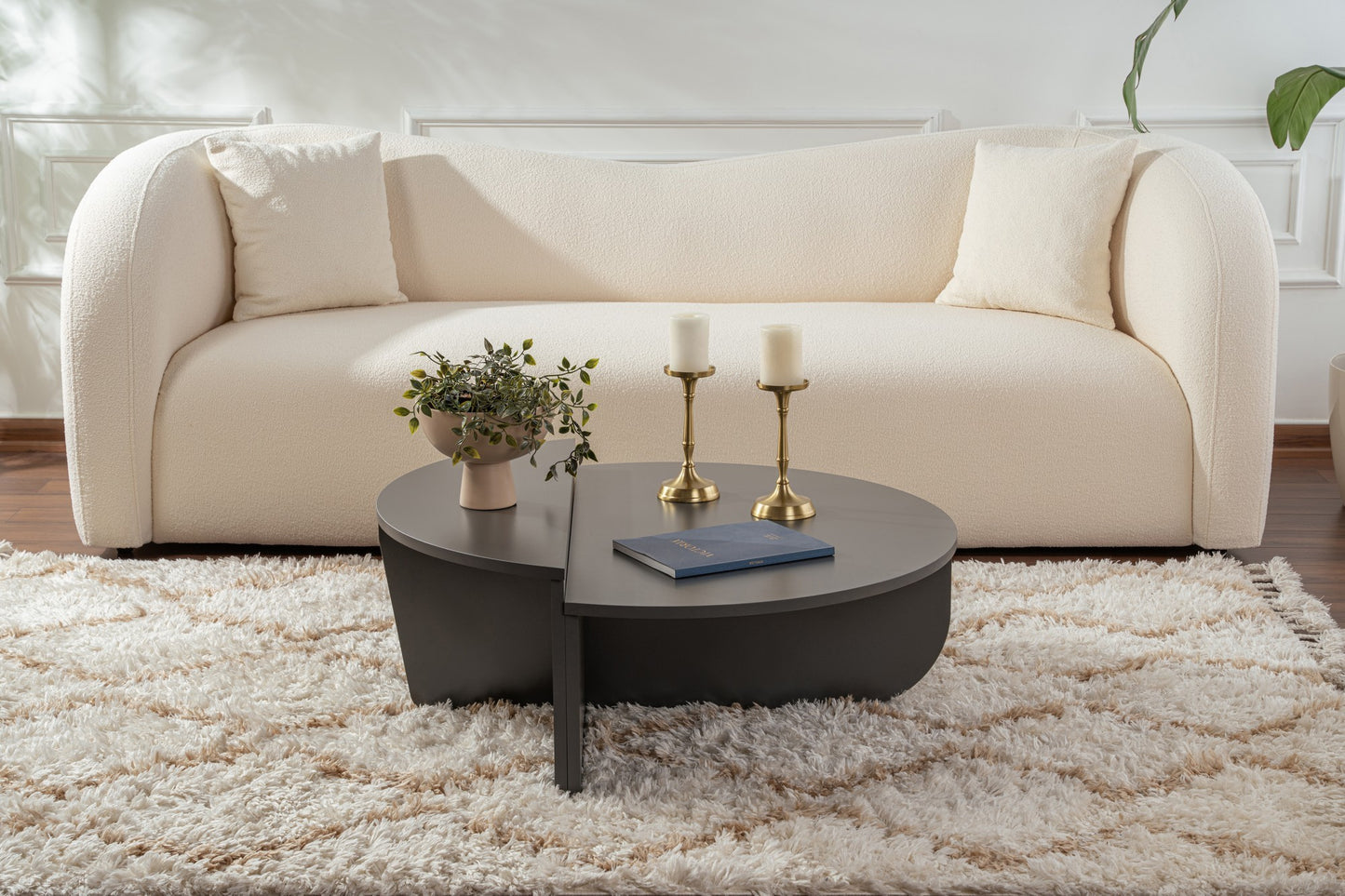 Orio soffbord 90x60 / 85x30 cm - Anthracite