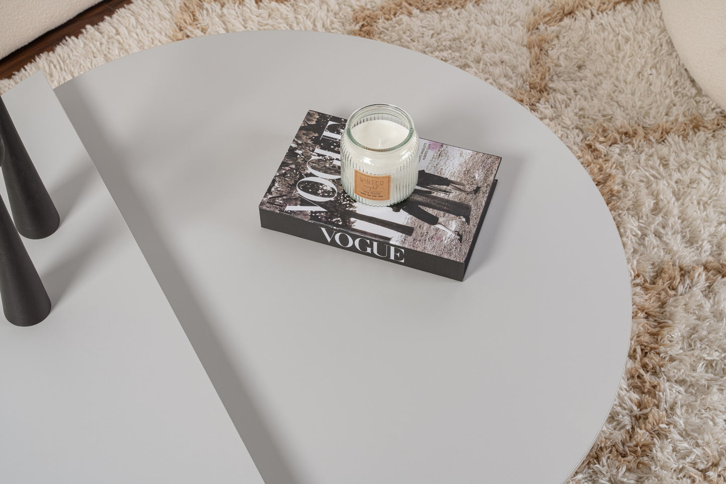 Orio soffbord 90x60 / 85x30 cm - Grey