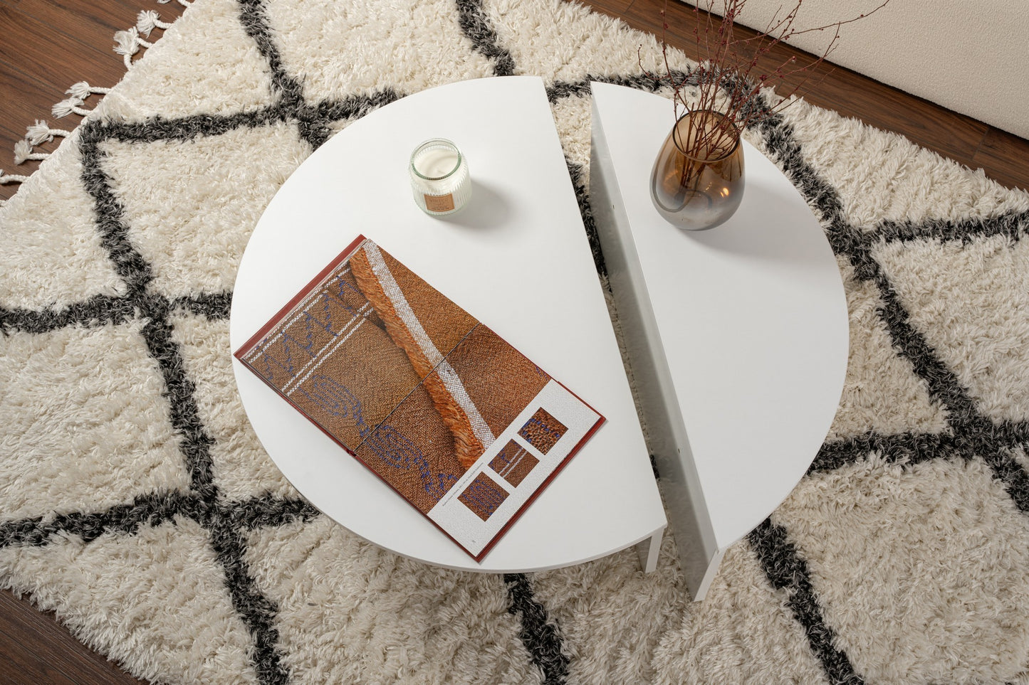 Orio soffbord 90x60 / 85x30 cm - White