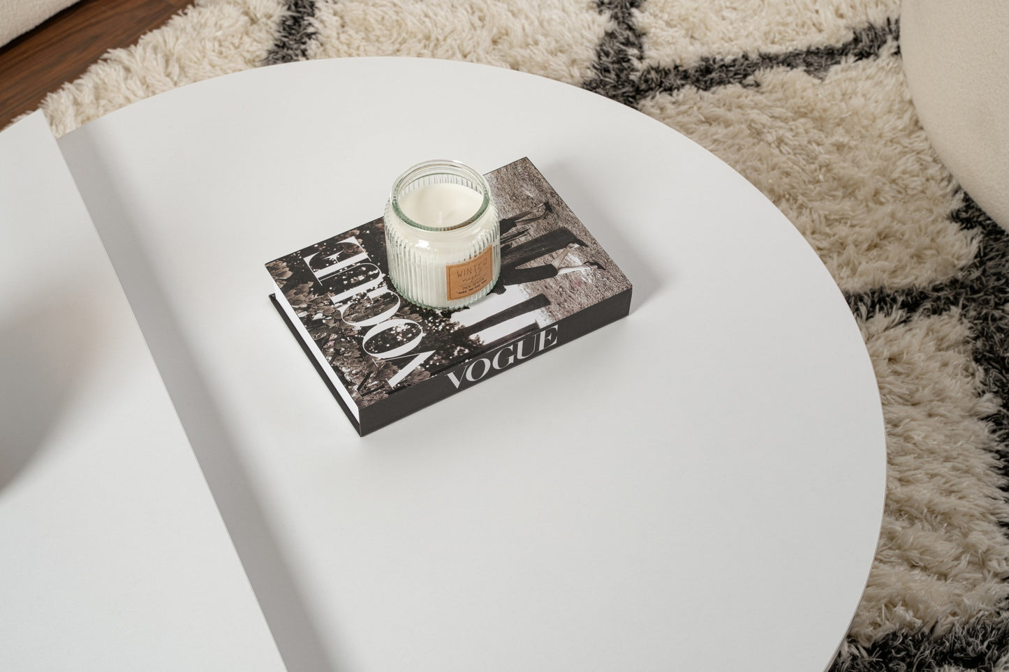 Orio soffbord 90x60 / 85x30 cm - White