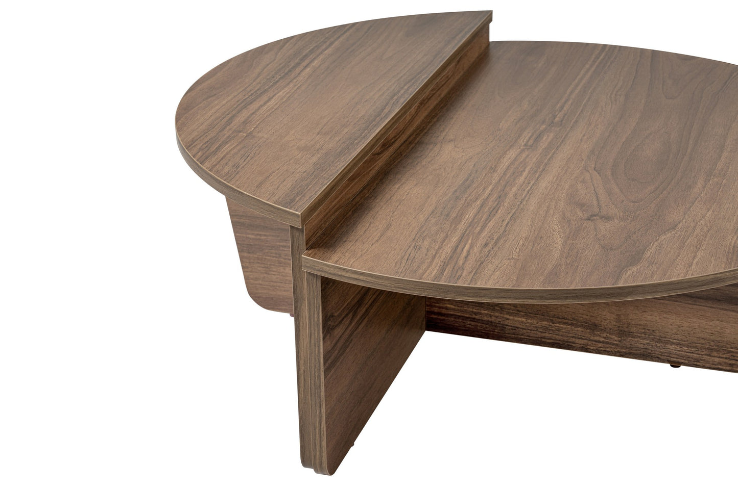 Orio soffbord 90x60 / 85x30 cm - Venezia Walnut
