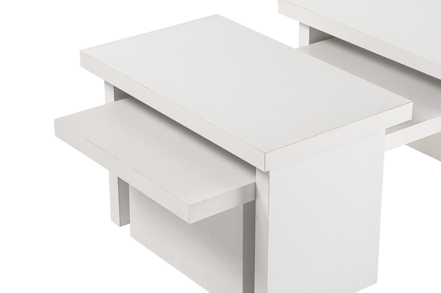 Sanctuary Soffbord 110x45/25x60 cm - Wood White