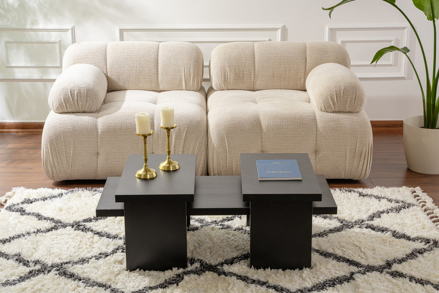 Sanctuary Soffbord 110x45/25x60 cm - Wood Black