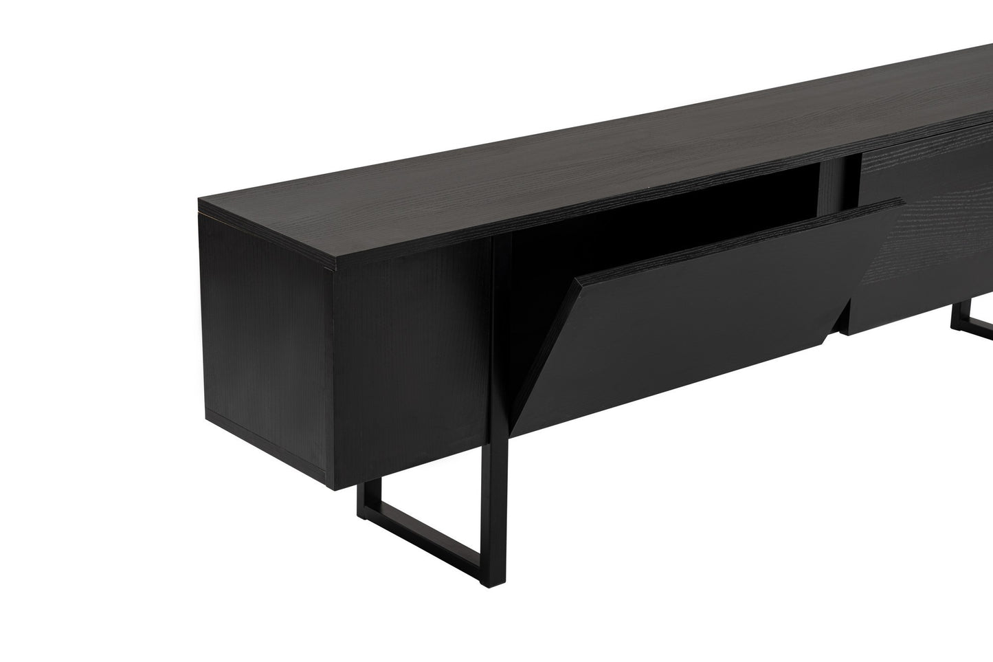 Serenity Tv-bänk - Wood Black, Black
