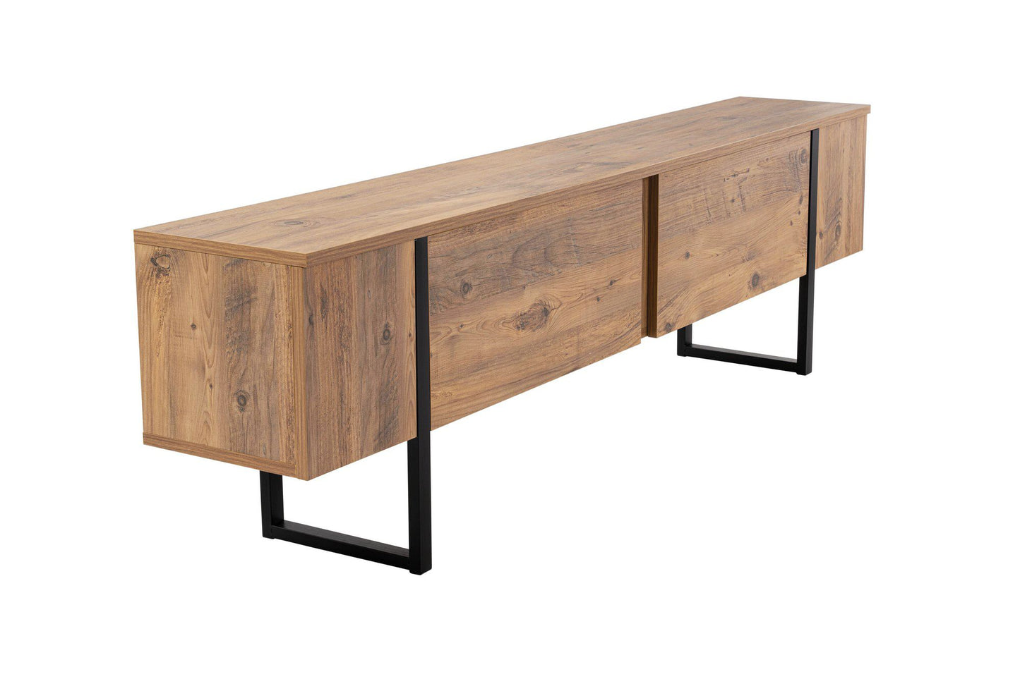 Serenity Tv-bänk - Atlantic Pine, Black