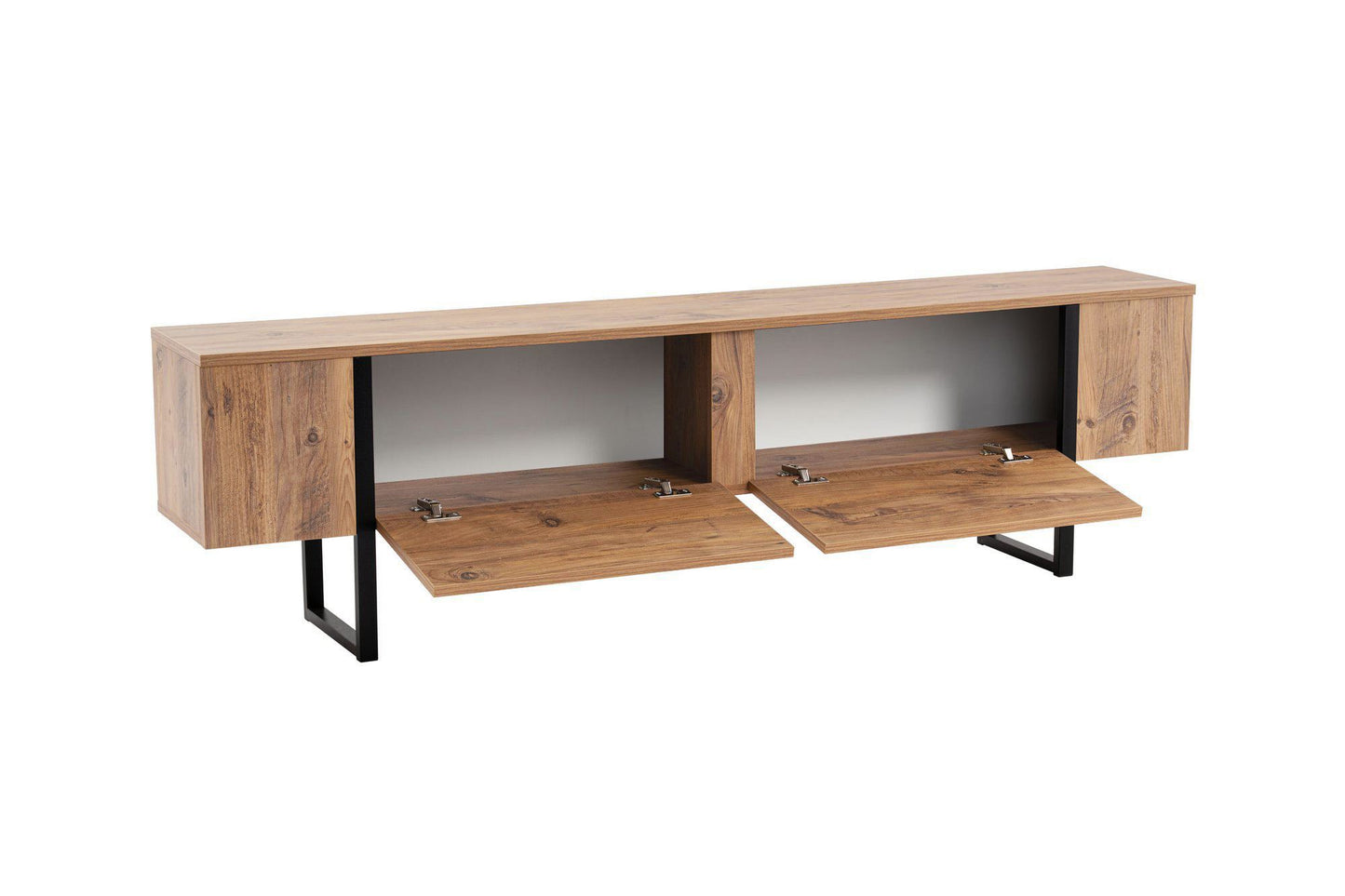 Serenity Tv-bänk - Atlantic Pine, Black